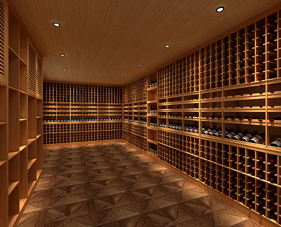 鄭州怡豐（fēng）森林湖別墅酒窖設計方案及酒窖設計效果圖