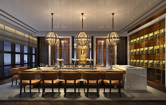 CCD-新世界會所不鏽鋼酒櫃效果圖