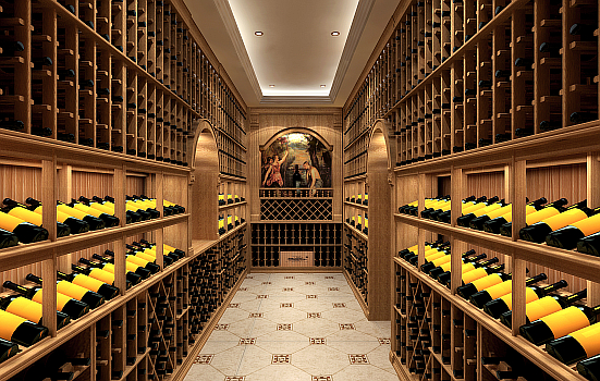 貴州貴陽酒（jiǔ）窖設計方（fāng）案效果圖及工程完工後酒窖圖片