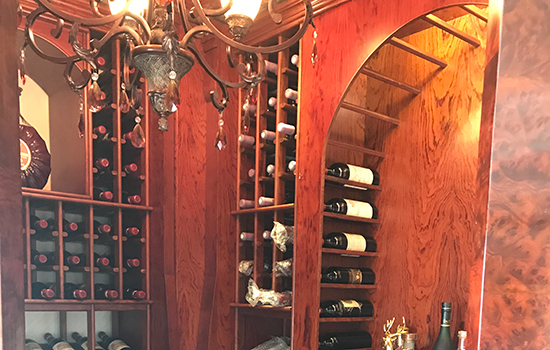 東莞景峰高爾夫私人別墅酒窖工程（chéng）設（shè）計（jì）方案及完工圖片