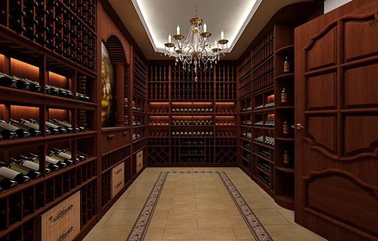 唐山星河公館別墅酒窖（jiào）設（shè）計效果圖片