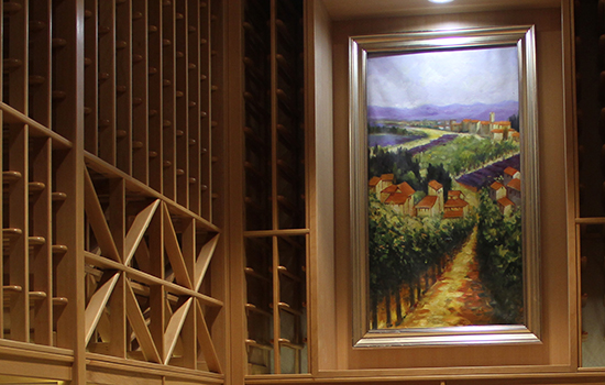 東莞湖景一號私人別墅酒窖設計方案效果（guǒ）圖與完（wán）成後圖片