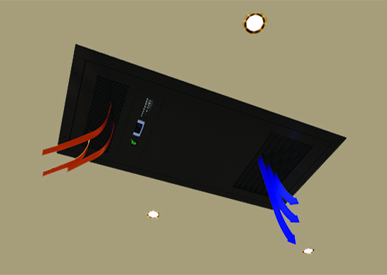 比士凱爾吊頂式酒窖（jiào）恒溫恒濕空調