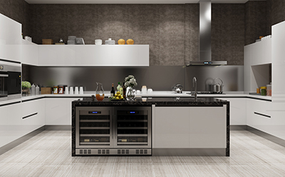 新款的嵌入式紅酒櫃最新效果圖欣賞-比士（shì）亞[VINCELLAR]嵌入式酒櫃