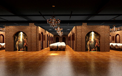 大型酒窖酒（jiǔ）莊設計裝修效果圖